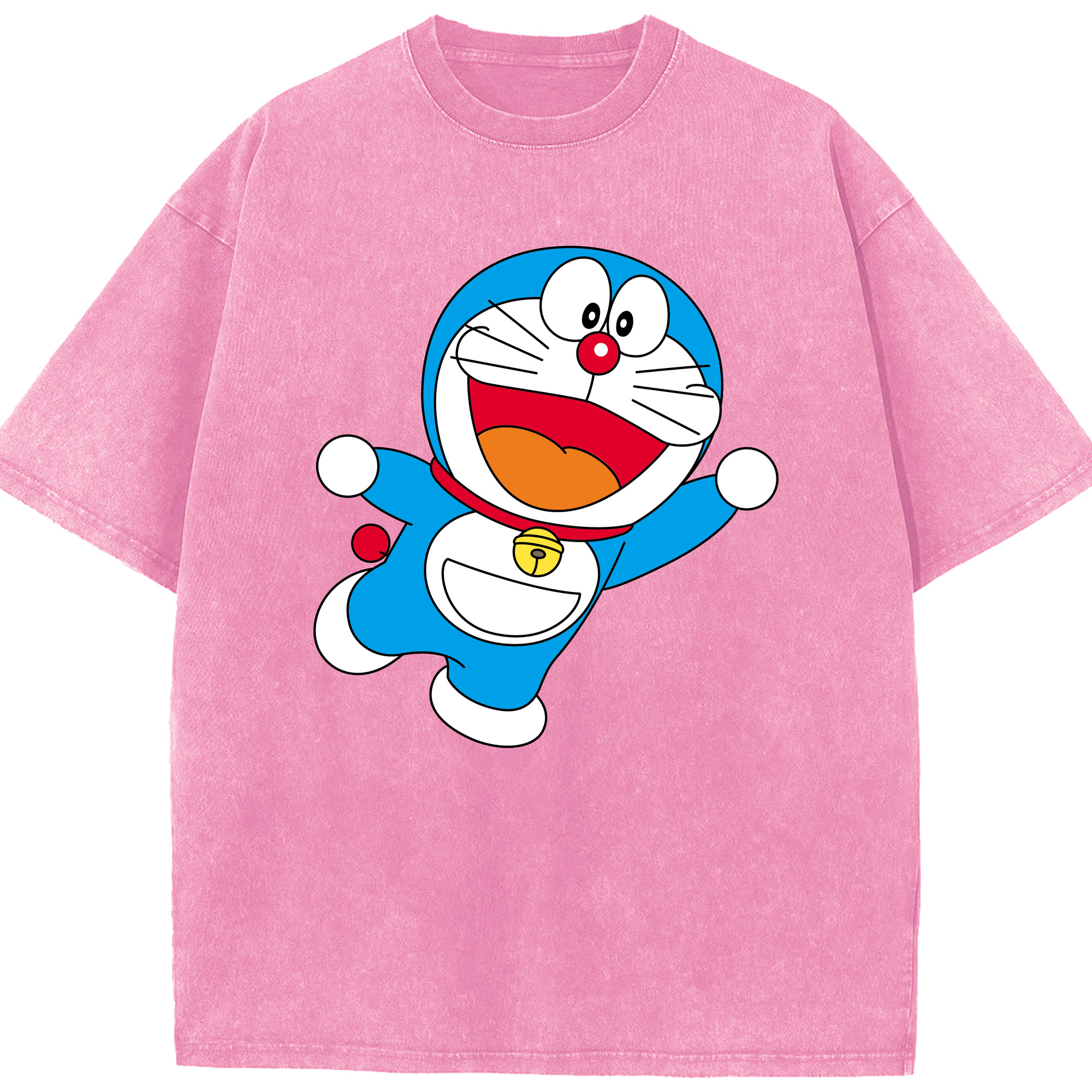 （画像用） ドラえもん Doraemon 綿100% ヴィンテージ風 半袖Tシャツ（フロントプリント）